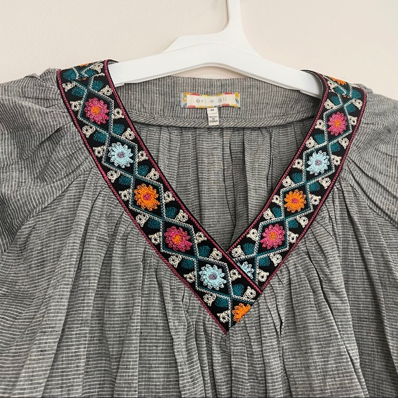 Anthropologie ERI + ALI Kaleidoscope Blouse - Picture 6 of 8